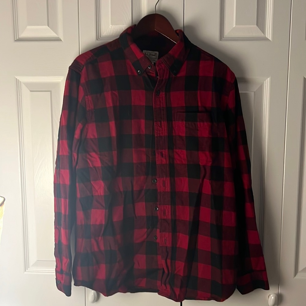LL Bean Lumberjack Plaid Flannel